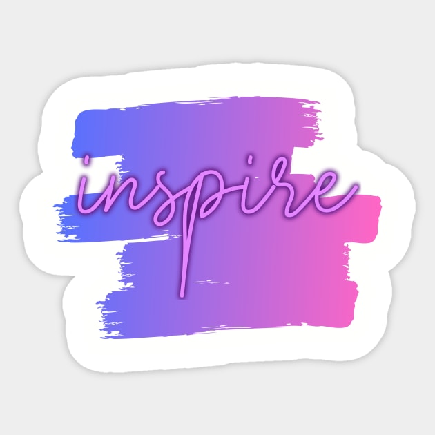 inspire Sticker by Lindseysdesigns